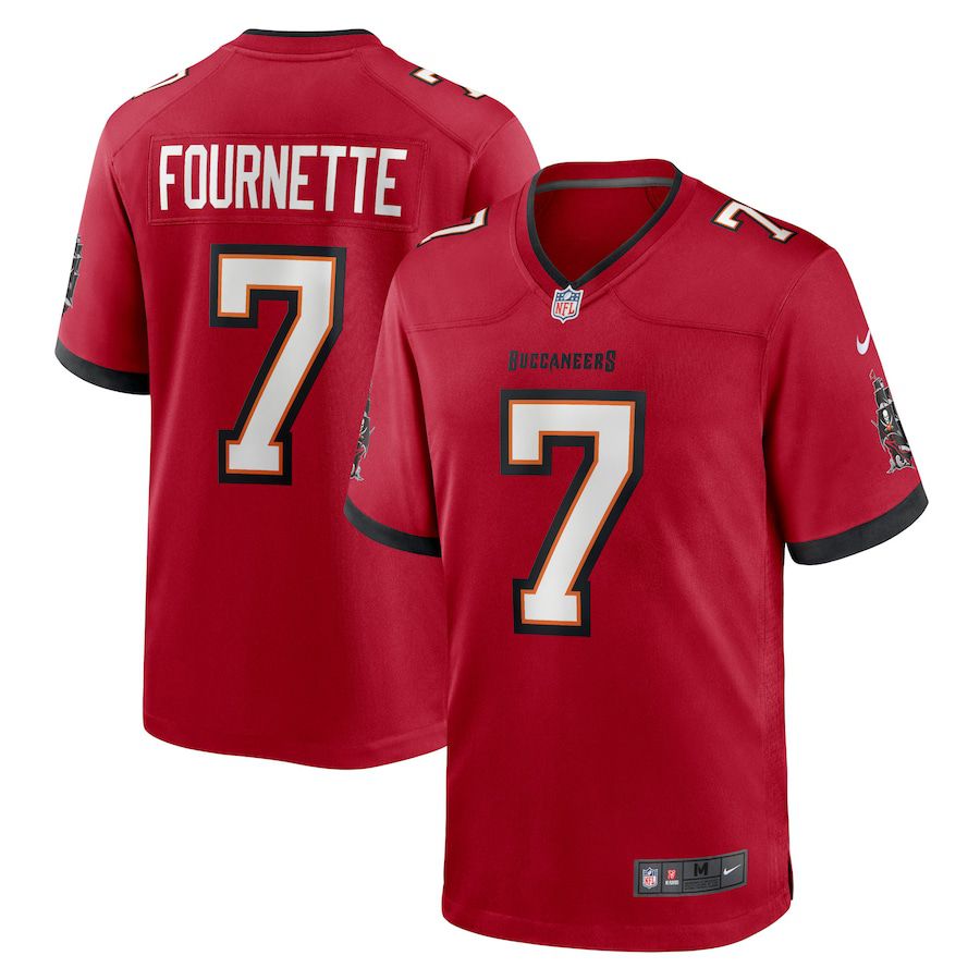 Men Tampa Bay Buccaneers 7 Leonard Fournette Nike Red Game Player NFL Jersey